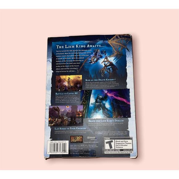 World of Warcraft Wrath of Lich King Computer Game DVD / CD - Picture 2 of 4